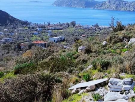 2100M2 Vorgefertigtes Dorfhaus Mit Meerblick Zum Verkauf Im Dorf Söğüt, Marmaris