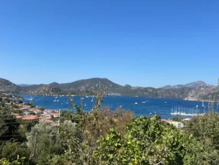 Grundstück Zum Verkauf In Marmaris Selimiye Nachbarschaft Mit Meerblick 5200M2, Geeignet Für Den Bau Von 2 Villen Oder Hotelbau