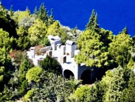 81000M2 Island For Sale In Marmaris Region 31000M2 Title Deed Official Electricity Water Available Manor House With Legal House In It