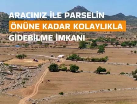 Marmaris Taşlıca Köyünde Yolu Mevcut 1500M2 3 Tapu Satılık Tarla